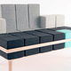 Illustration for article titled Finally, a Sofa That Puts Your Building Block Skills To Good Use